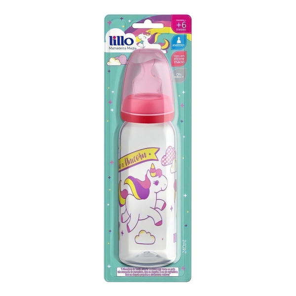 Mamadera Tetina Anatomica Lillo Magia 240ml +6 Meses - Imagen 2