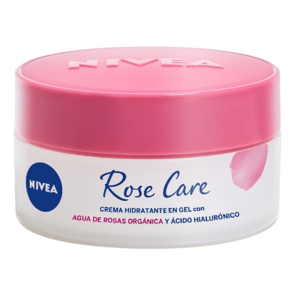 Nivea Crema Facial Hidratante En Gel Rose Care 50 Ml - Imagen 2