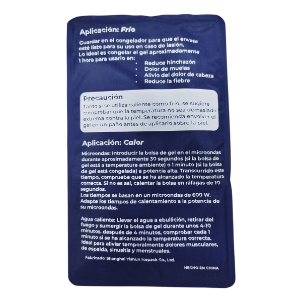 Bolsa Gel Frìo/calor Reutilizable Apto Para Microondas - Imagen 2