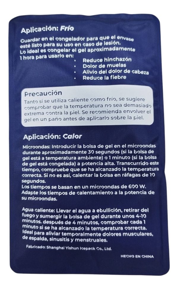 Bolsa Gel Frìo/calor Reutilizable Apto Para Microondas - Imagen 2