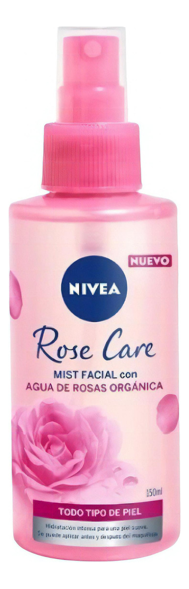 Nivea Mist Facial Rose Care Hidratante Refrescante X 150 Ml