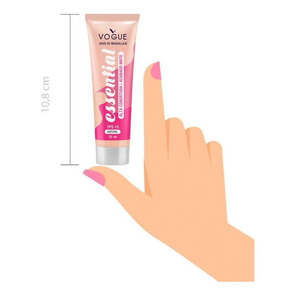 Vogue Base Fluido Essential Natural 25ml - Imagen 4