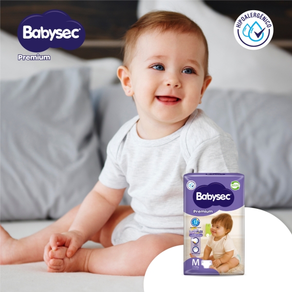 Pañales Babysec Premium M 136 Unidades - Imagen 3