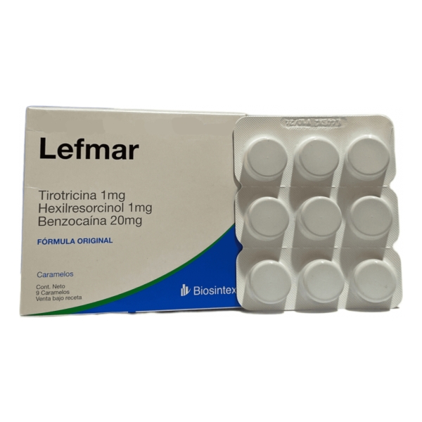 Caramelos Antibioticos Lefmar X9 Caramelos - Imagen 2