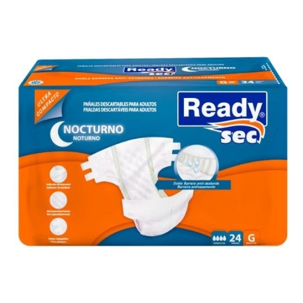 Pañales Para Adultos Ready Nocturno Grande X 24 u - Imagen 2