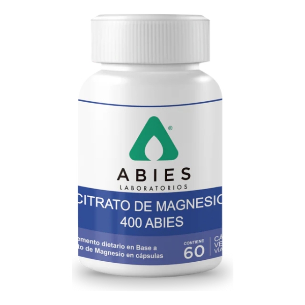 Citrato De Magnesio 400mg Naturaleza Pura 60 Cap