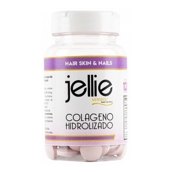 Colágeno Hidrolizado Jellie(R) X 120 Comp. | Piel, Pelo & Uñas Sabor Sin Sabor