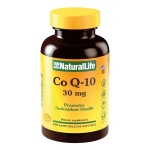 Coenzima Antioxdante Q10 Natural Life 100 Cápsulas Sabor Sin Sabor