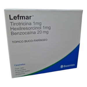 Caramelos Antibioticos Lefmar X9 Caramelos