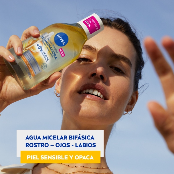Agua Micelar Iluminadora Para Piel Sensible 400 Ml Nivea - Imagen 3