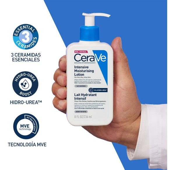 Loción Cerave Hidratante Intensa 236 Ml Uso Diario - Imagen 2