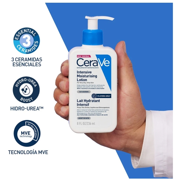 Loción De Hidratacion Intensiva Piel Muy Seca E Irritada 236ml Cerave - Imagen 2