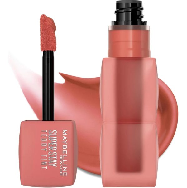 Labial Líquido Maybelline Super Sray Teddy Tint Mate Color N15 Skinny Dip - Imagen 2