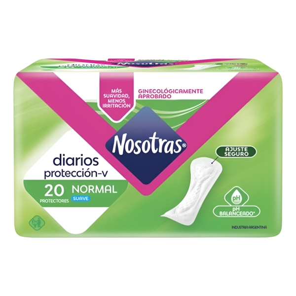 Protectores Diarios Nosotras Normal X20 Unidades