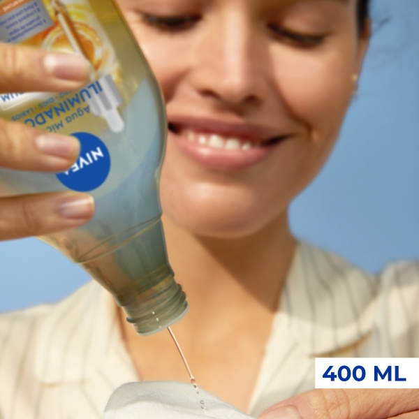 Agua Micelar Iluminadora Para Piel Sensible 400 Ml Nivea - Imagen 5