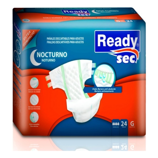 Pañales Para Adultos Ready Nocturno Grande X 24 u - Imagen 3