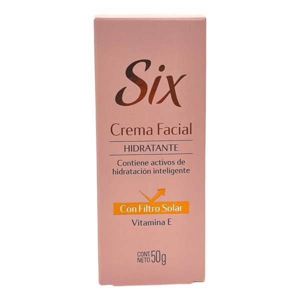 Crema Facial Hidratante Six 50 Ml - Imagen 2