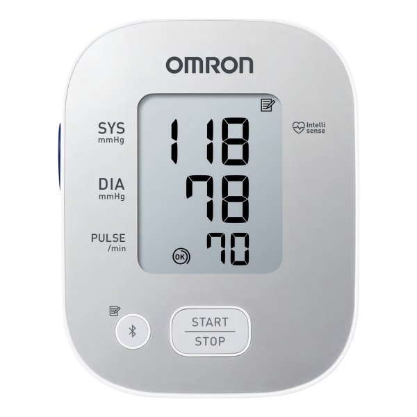 Tensiómetro Digital Automático De Brazo Omron Hem-7144t2 Color Blanco