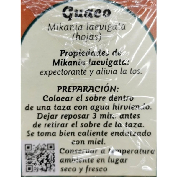 Té Cabral Guaco X2 Bolsitas 20g - Imagen 2
