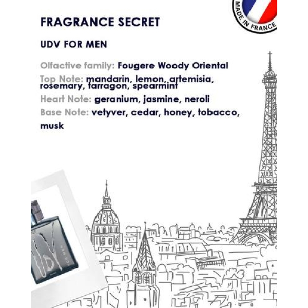 Udv For Men Edt 100ml Para Hombre - Imagen 4
