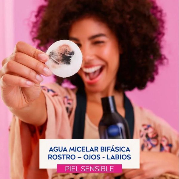 Agua Micelar Bifásica Nivea Micellair Black Expert 400 Ml - Imagen 10