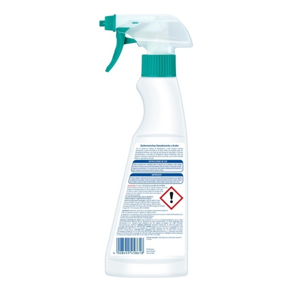 Quitamanchas Desodorante Y Sudor Spray Dr. Beckmann 250 Ml - Imagen 2