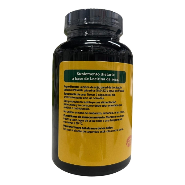 Natural Life Soy Lecithin Lecitina De Soja 1200mg - Imagen 2