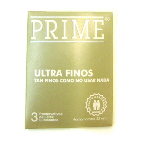 Preservativo Prime Caja X3 Tipo De Preservativo Corrugado - Imagen 2