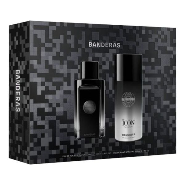 Set Banderas The Icon Parfum 100ml + Deo150ml - Imagen 5