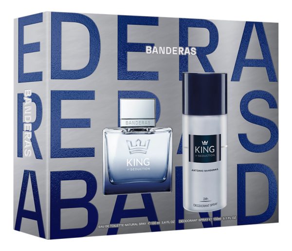 Estuche Antonio Banderas King Of Seduction Edt 100 Ml + Deo - Imagen 2