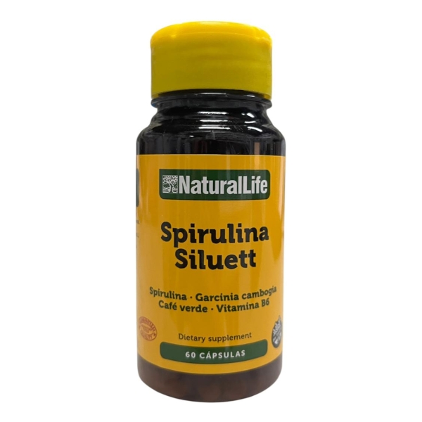 Spirulina Siluett 60 Cápsulas Natural Life