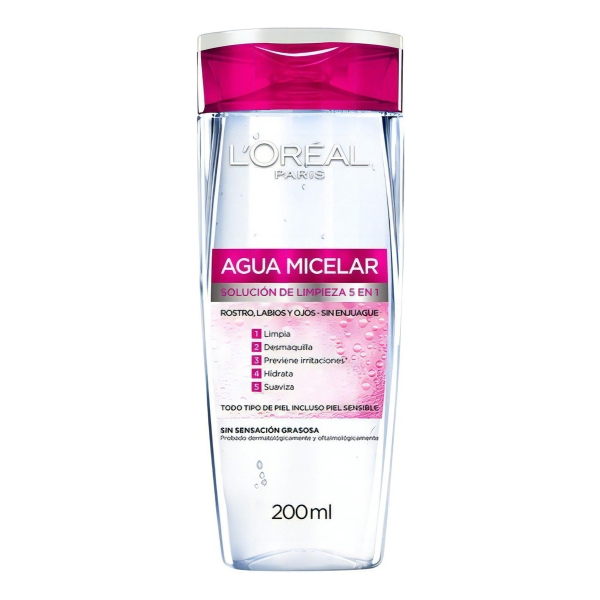 Agua Micelar Clasica Hidrata Total 5 200ml L'oréal Paris - Imagen 2