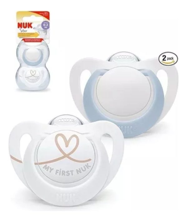 Chupete 0 A 2 Meses Nuk Bpa Free Bebes Recien Nacidos - Imagen 3