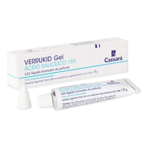 Verrukid Gel Acido Salicilico Cassará Tratamiento Verruga