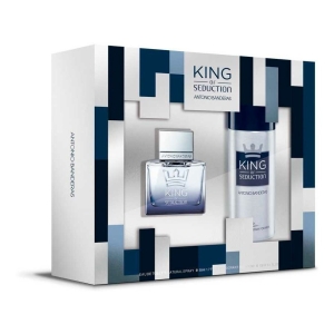 Estuche Antonio Banderas King Of Seduction Edt 100 Ml + Deo