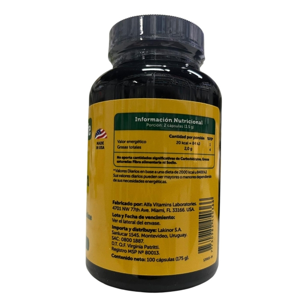 Natural Life Soy Lecithin Lecitina De Soja 1200mg - Imagen 3