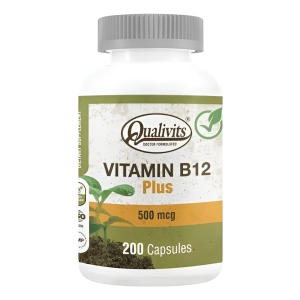 Vitamina B12 Plus Qualivits(R) 500mcg X 200 Cápsulas