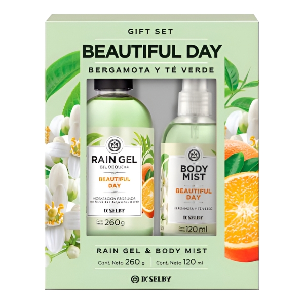 Set Gel De Ducha Rain Gel 260 G + Body Mist 120 Ml Sangar - Imagen 5