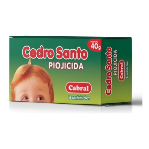 Piojicida Cedro Santo Cabral Tratamiento Contra Piojos 40g