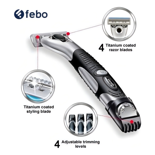 Schick Quattro Titanium 4 Color Plateado - Imagen 5