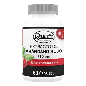 Arandano Rojo 715mg X 60 Cápsulas Qualivits