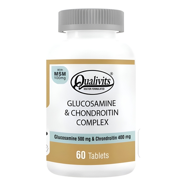 Qualivits Glucosamine 500mg Chondroitin 400mg Complex 60caps