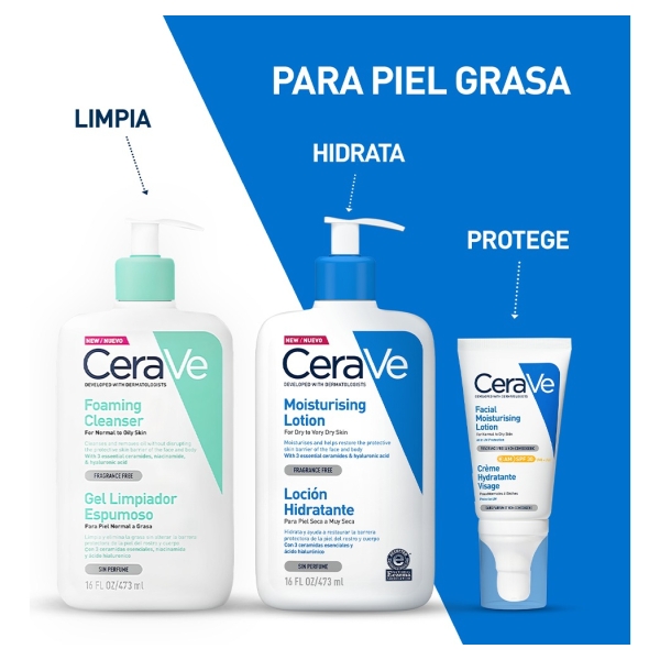 Cerave Gel Limpiador Espumoso De 473ml - Imagen 7