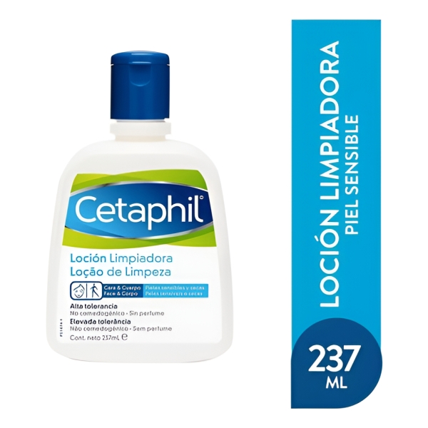 Cetaphil Locion Limpiadora Facial 237ml Piel Sensible