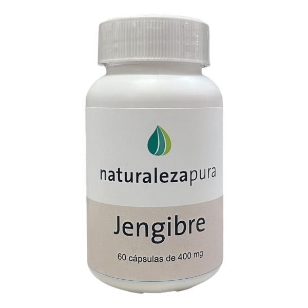 Jengibre 400mg En Cápsula Naturaleza Pura 60 Comprimidos - Imagen 3