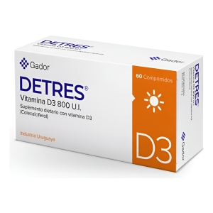 Vitamina Detres 800 Ui 60 Comprimidos