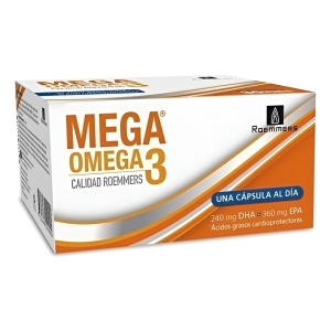 Mega Omega 3 X 30 Cápsulas Roemmers ( Megalabs )