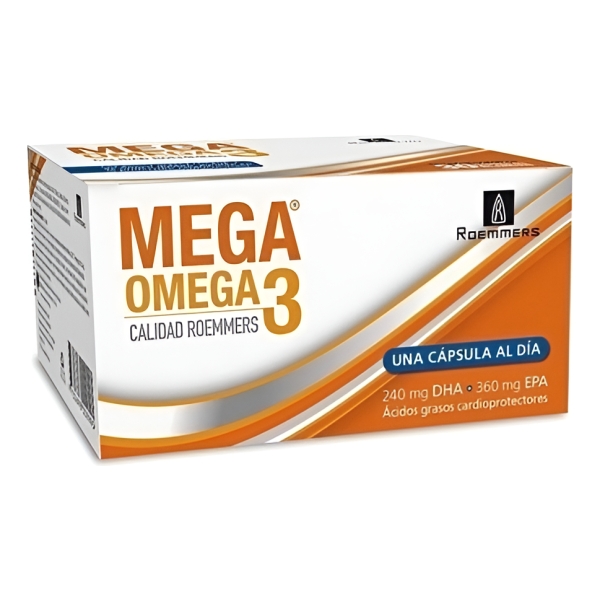 Mega Omega 3 X 30 Cápsulas Roemmers ( Megalabs )