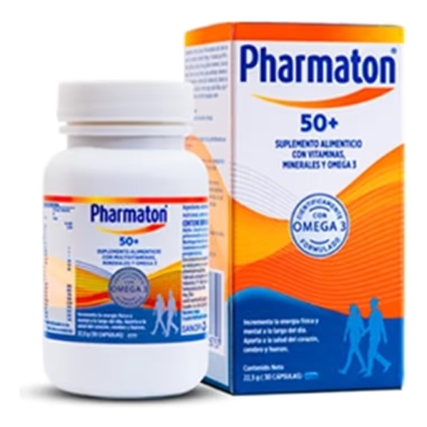 Pharmaton Omega 50+ 30 Capsulas -