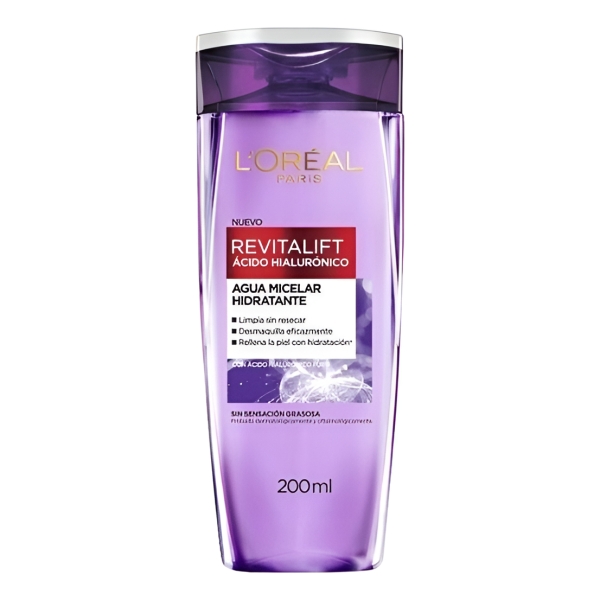 Agua Micelar Loreal Revitalift Hialuronico 200mll